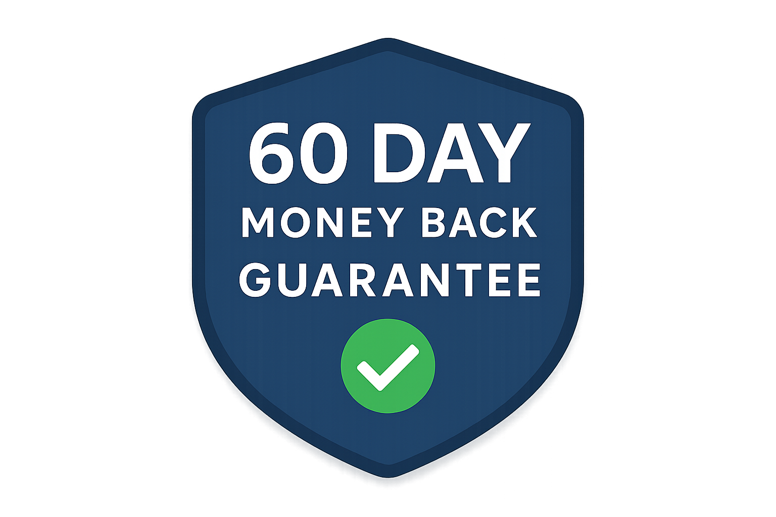 60 money back guarantee